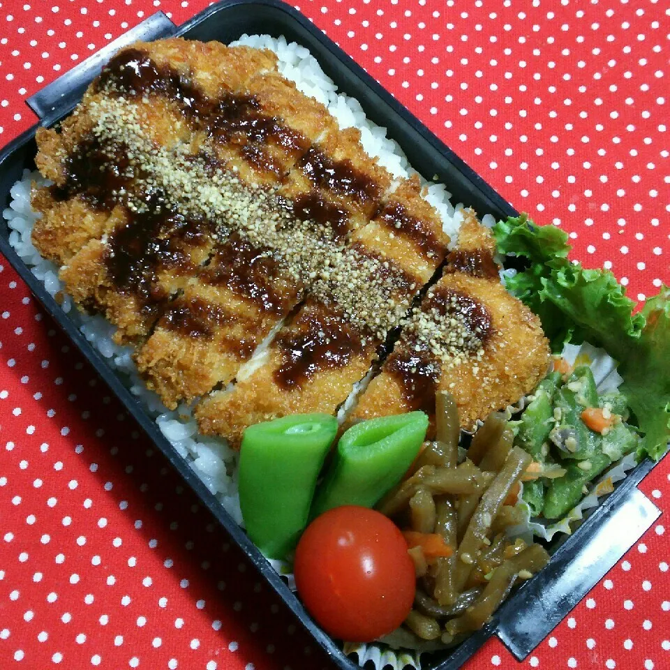 Snapdishの料理写真:中2ムスコ弁当‼|katsunさん