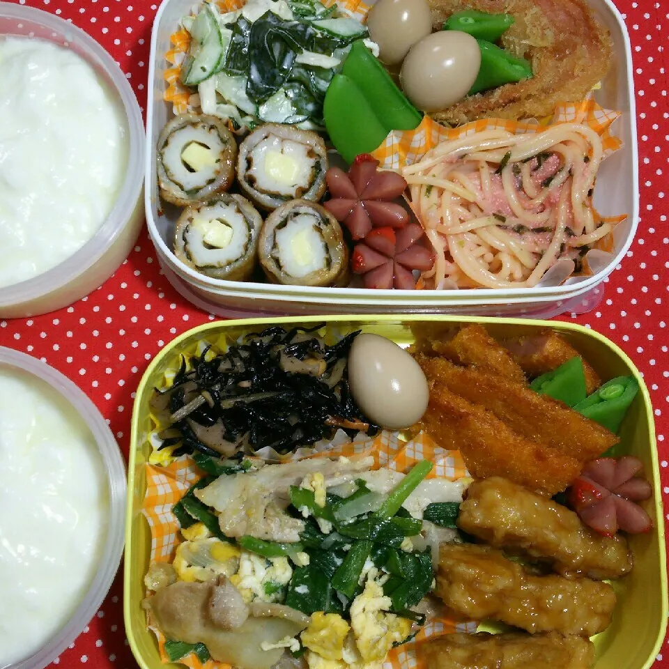 旦那さんの2食のお弁当‼|katsunさん