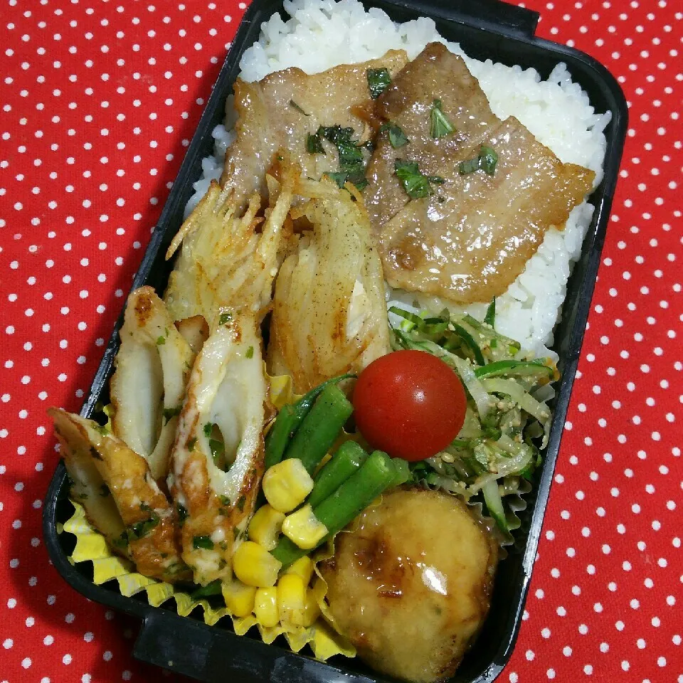 Snapdishの料理写真:中2ムスコ弁当‼|katsunさん