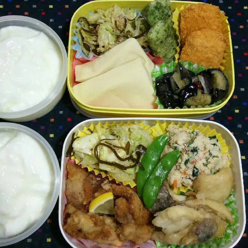 旦那さんの2食のお弁当‼|katsunさん