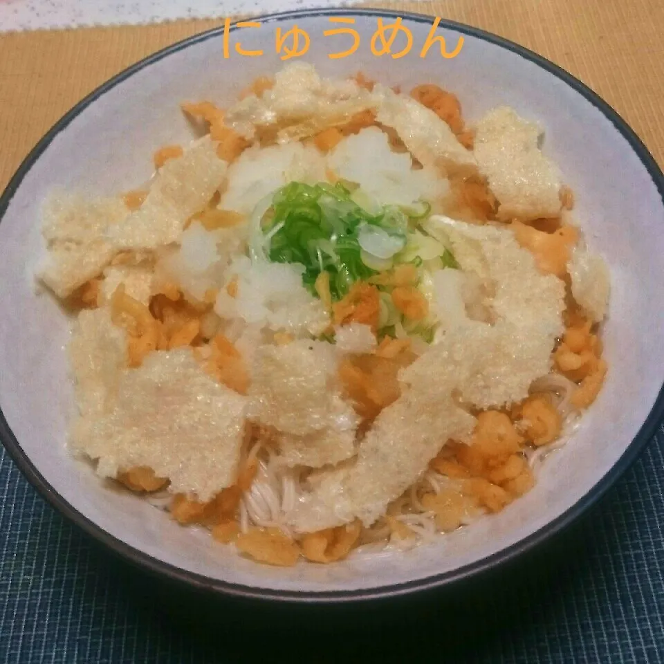 Snapdishの料理写真:大根おろしでさっぱりにゅう麺|えんどうくんさん