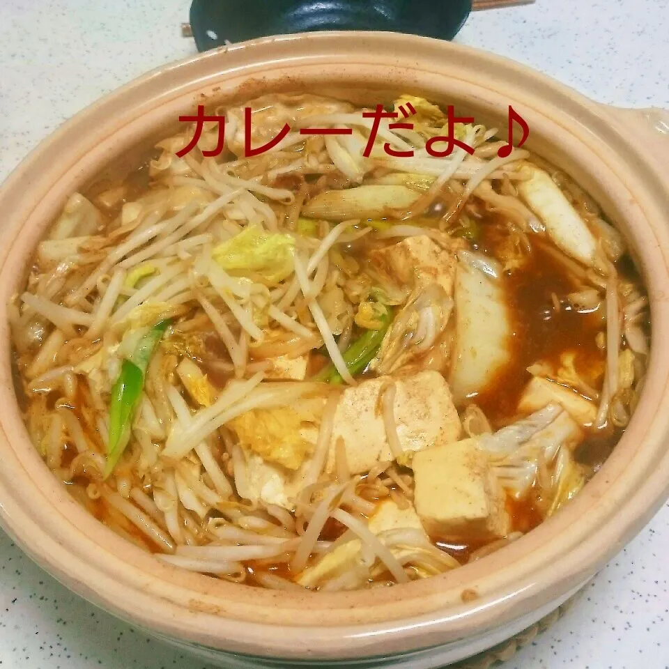 辛辛～カレー鍋だよ♪|えんどうくんさん