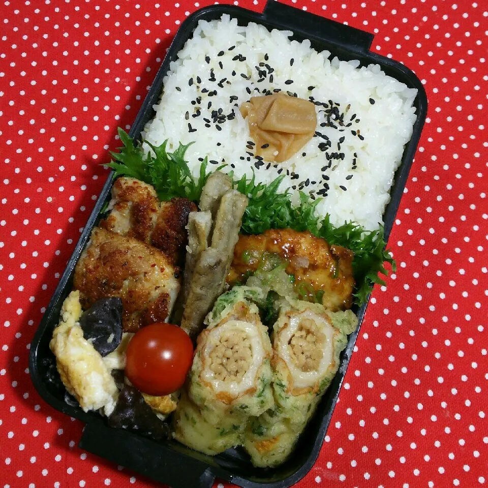 Snapdishの料理写真:中2ムスコ弁当‼5/11|katsunさん