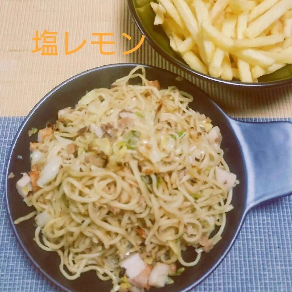 塩レモンでサッパリ焼きそば♪|えんどうくんさん