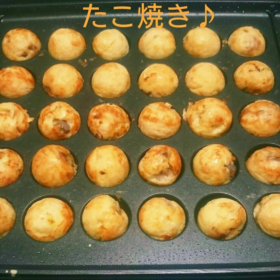 色んな具材でたこ焼き♪|えんどうくんさん