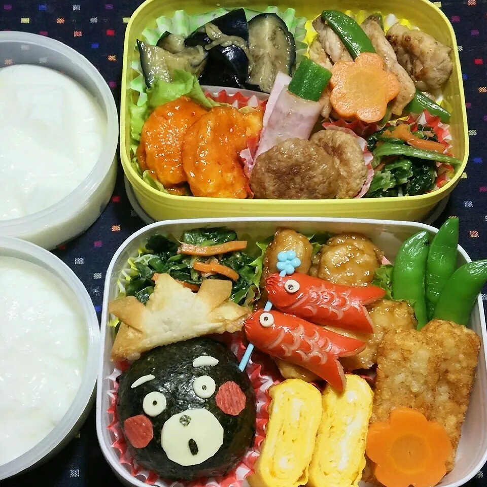 旦那さんの2食のお弁当‼こどもの日🎏|katsunさん