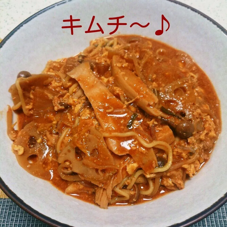 キムチラーメン♪|えんどうくんさん