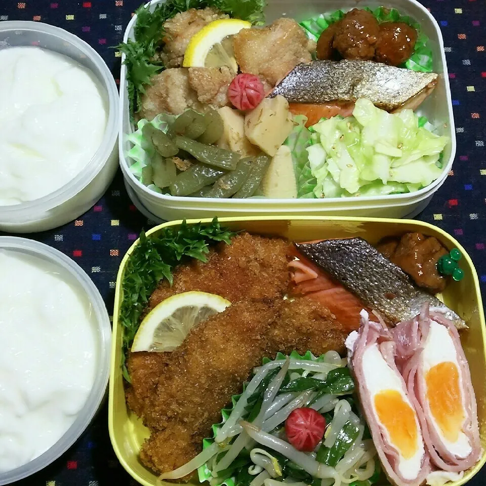 旦那さんの2食のお弁当‼4/23|katsunさん