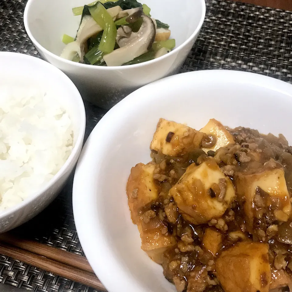 11/7 #晩ごはん  #単身赴任飯 
麻婆豆腐|Koichi GOGOさん