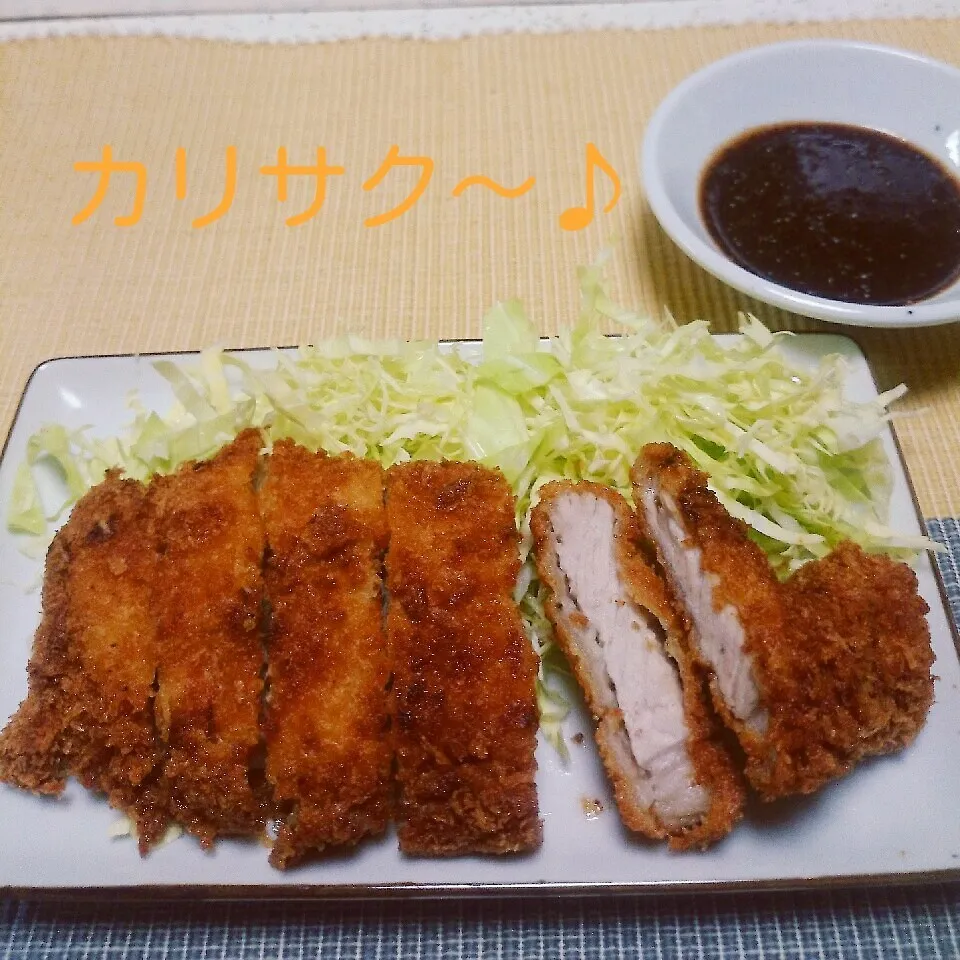 Snapdishの料理写真:ローストンカツ♪まねっこだよ♪|えんどうくんさん