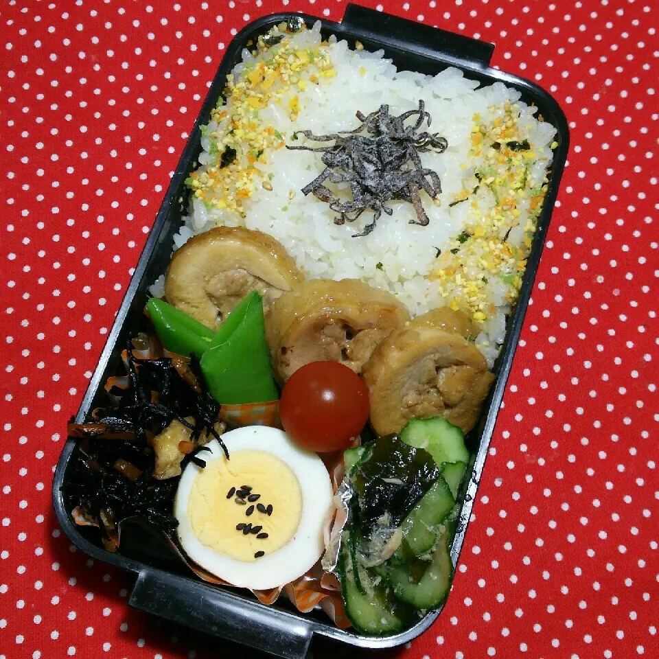 Snapdishの料理写真:中2ムスコ弁当！4/14|katsunさん