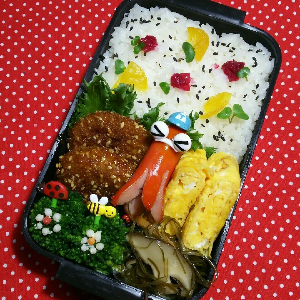 Snapdishの料理写真:中1ムスコ弁当‼3/22|katsunさん