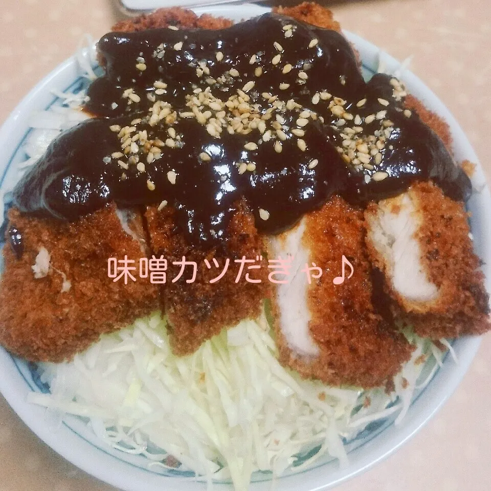 味噌カツ丼♪♪|えんどうくんさん