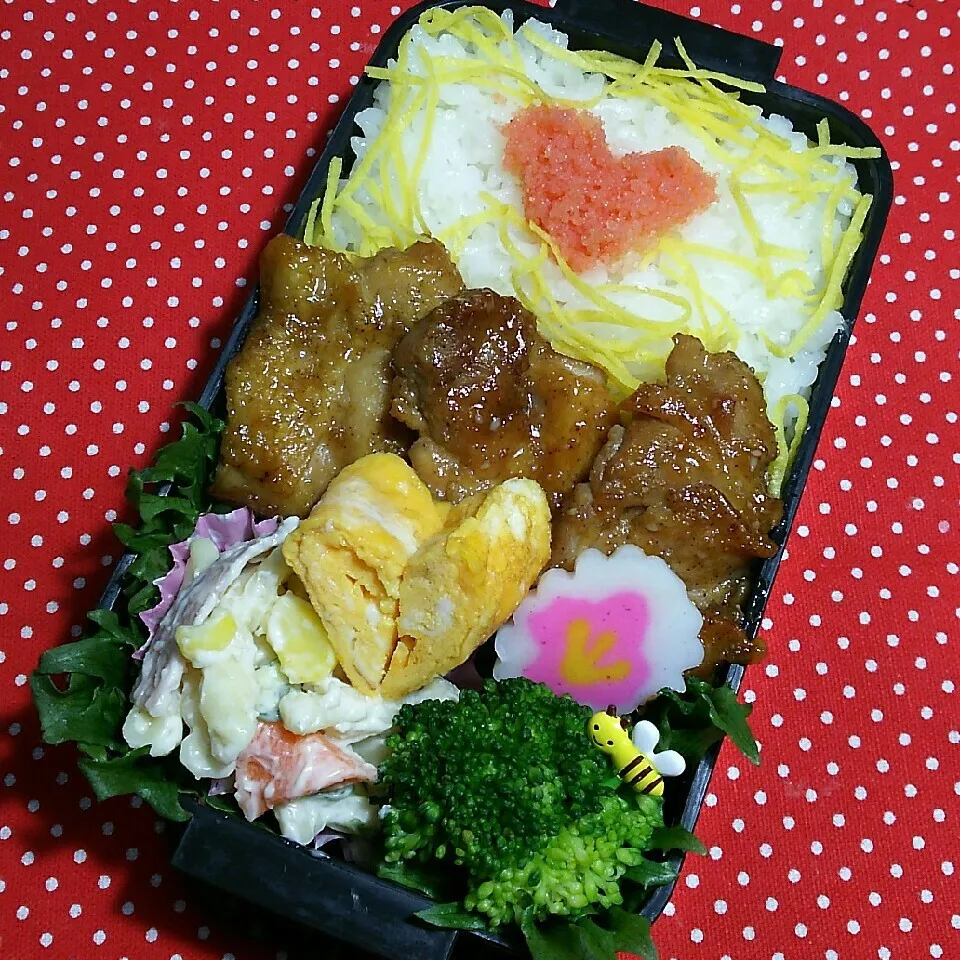 Snapdishの料理写真:中1ムスコ弁当‼3/4|katsunさん