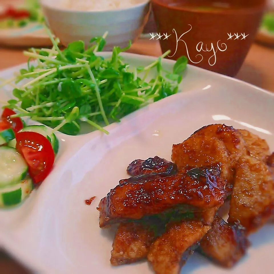 サンマと長芋の甘辛焼き♪|華さん