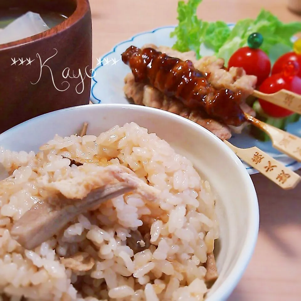 醤油糀で炊き込みごはん♪|華さん