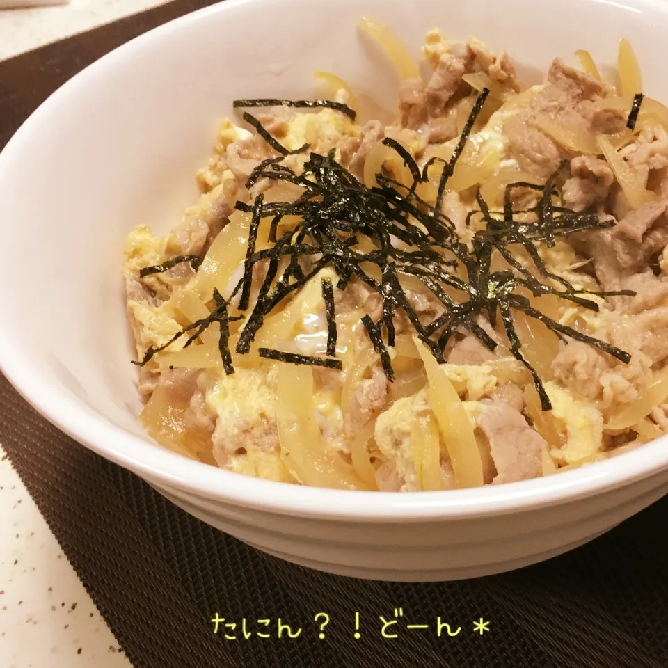 豚玉丼|ぴっちょんさん