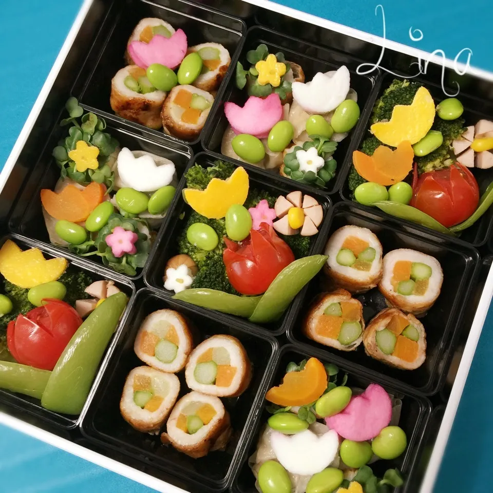 ♡ピクニック♪お花畑弁当♡|event_cookingさん