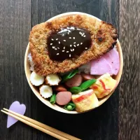 Snapdishの料理写真:鰯のフライ弁当|Naoさん