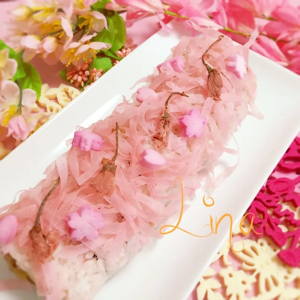 ♡まるでケーキ!?♡春を呼ぶ”桜”ロール寿司♡|event_cookingさん