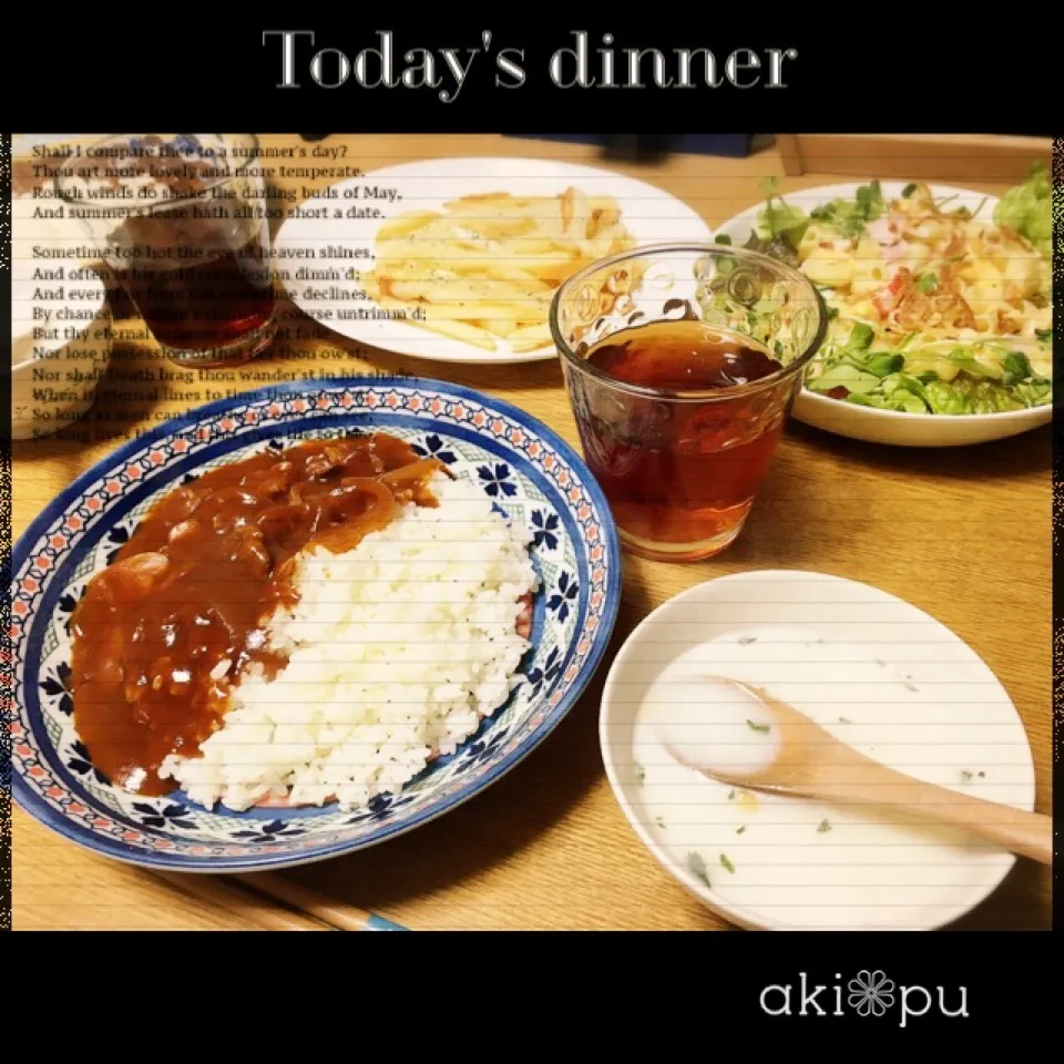 Snapdishの料理写真:昨日の晩ごはん。|aki_puさん