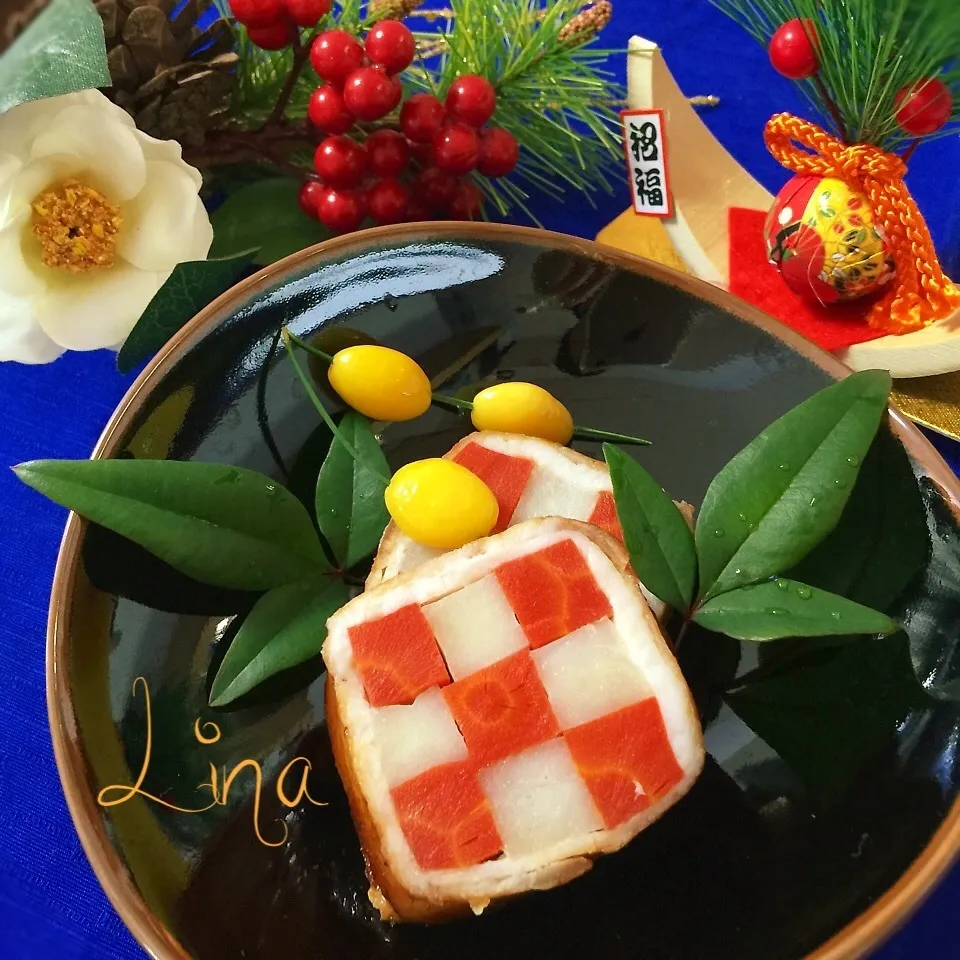 Snapdishの料理写真:☆★じゃがいもと人参の紅白巻き★☆|event_cookingさん