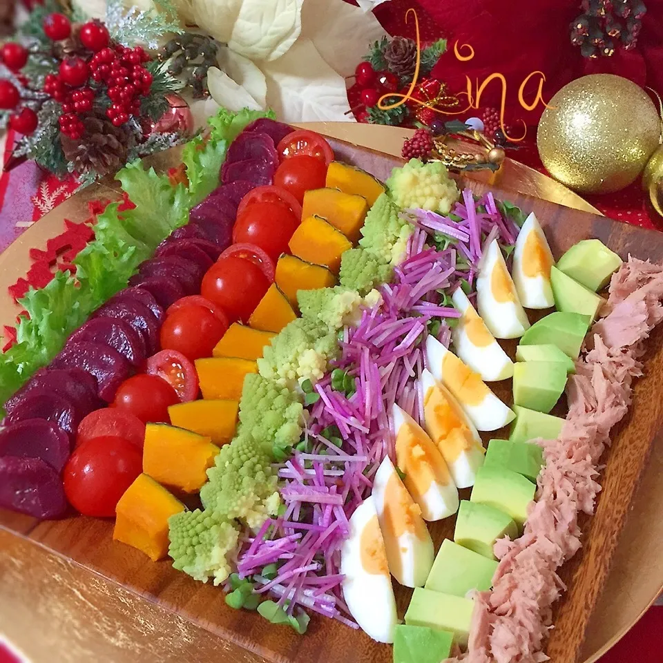 Snapdishの料理写真:☆colorfulコブサラダ☆|event_cookingさん