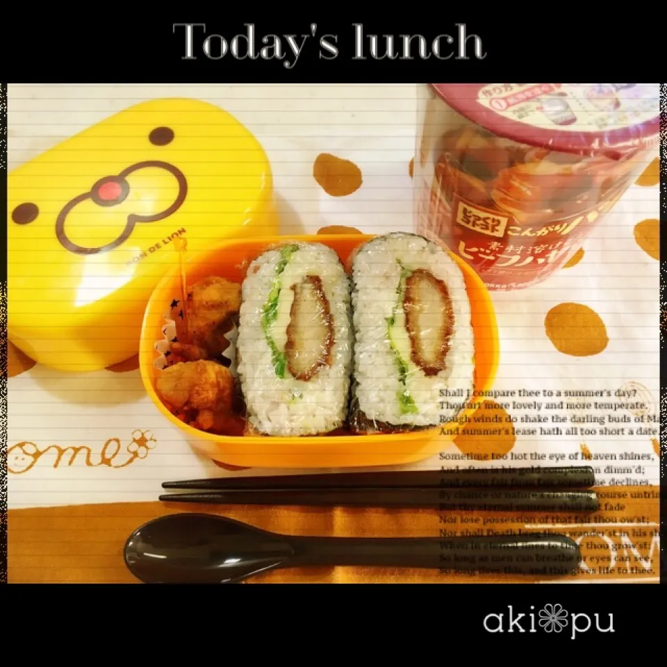 本日のお弁当。|aki_puさん