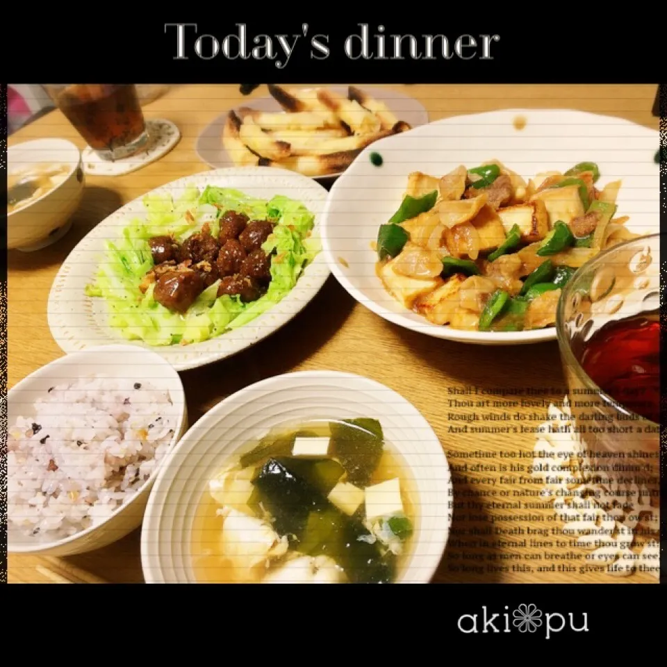 本日の晩ごはん。|aki_puさん