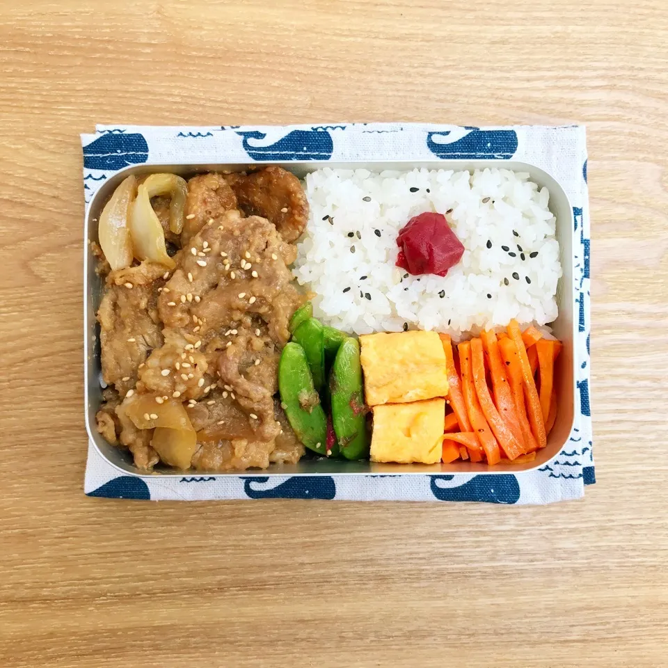 Snapdishの料理写真:生姜焼き弁当|Naoさん