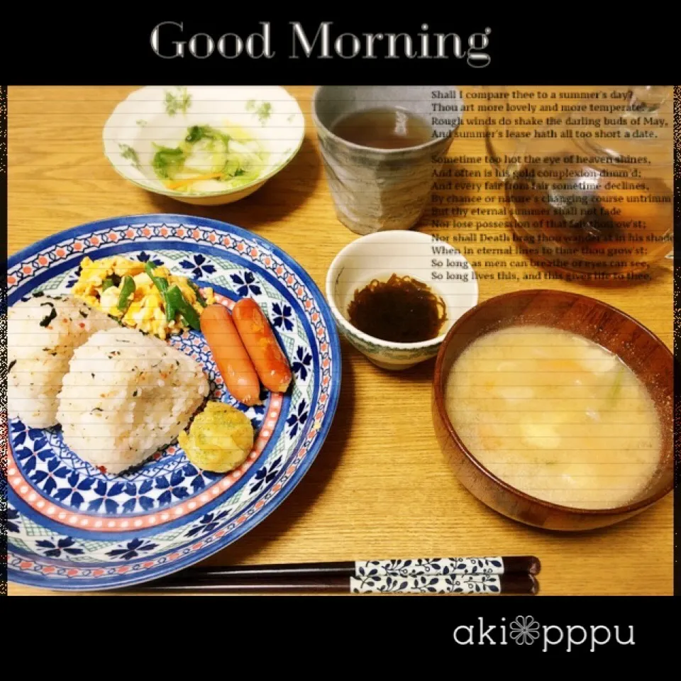 本日の朝ごぱん。|aki_puさん
