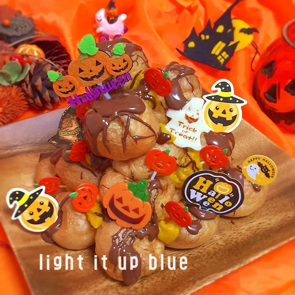 【ハロウィン祭り「ぺこりファミリー」】超簡単♪シュータワー|event_cookingさん