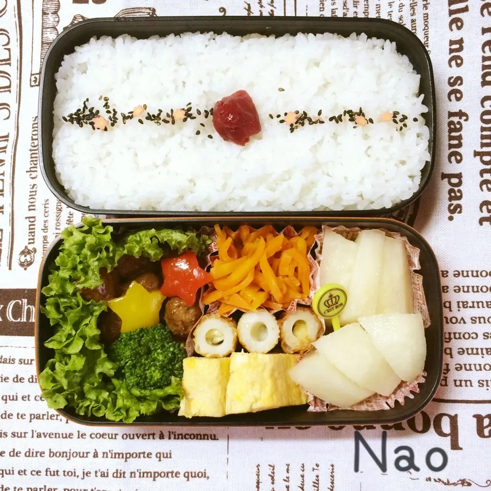 Snapdishの料理写真:高1メンズ弁当|Naoさん