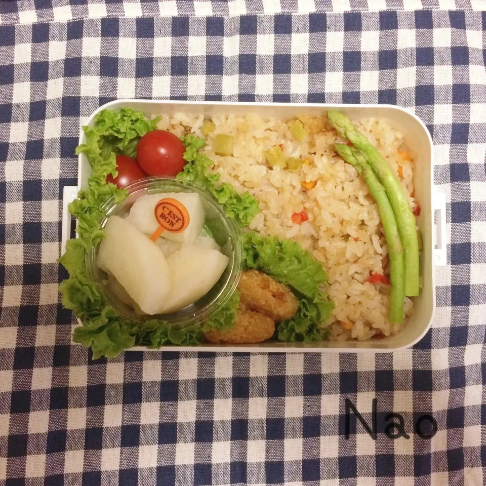 Snapdishの料理写真:高1メンズ弁当‼︎作ったけど暴風警報でた|Naoさん