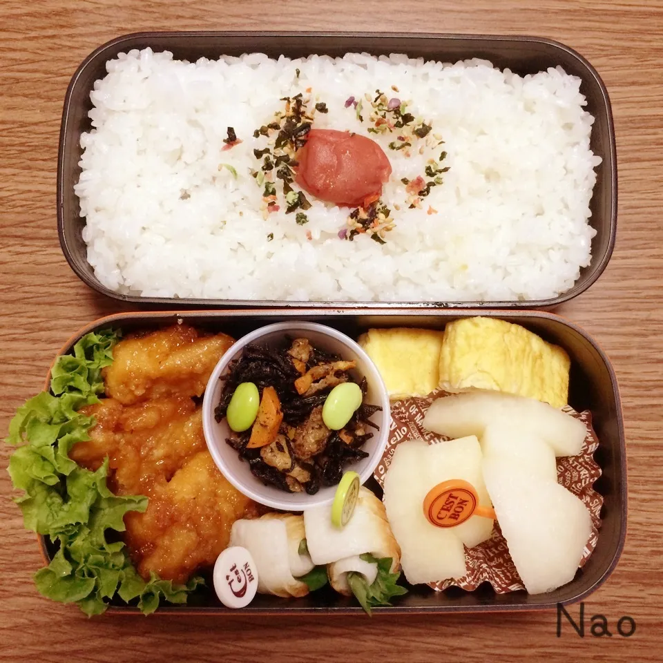 Snapdishの料理写真:高1メンズ弁当|Naoさん