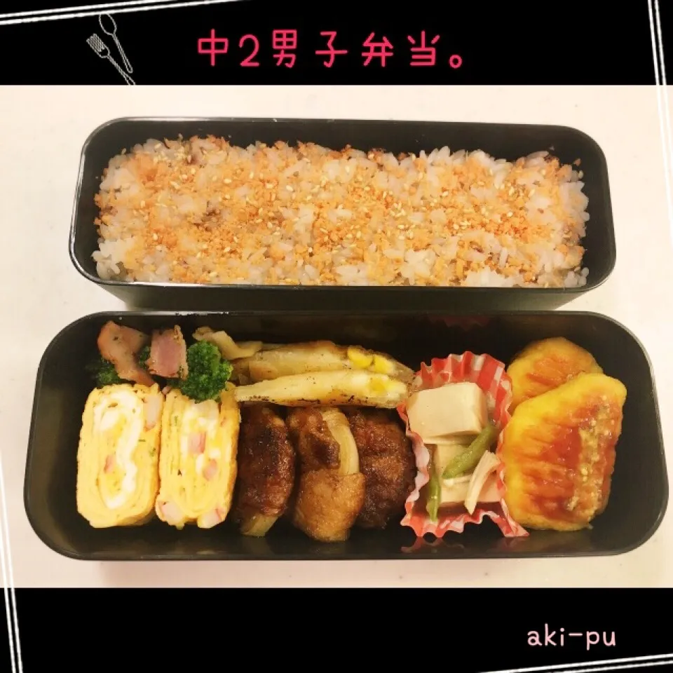 中学生の男子弁当。|aki_puさん