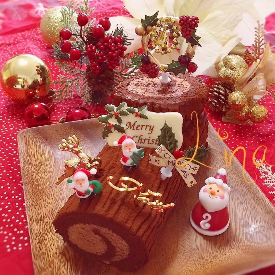 Merry Christmas！生チョコ風ブッシュドノエル|event_cookingさん