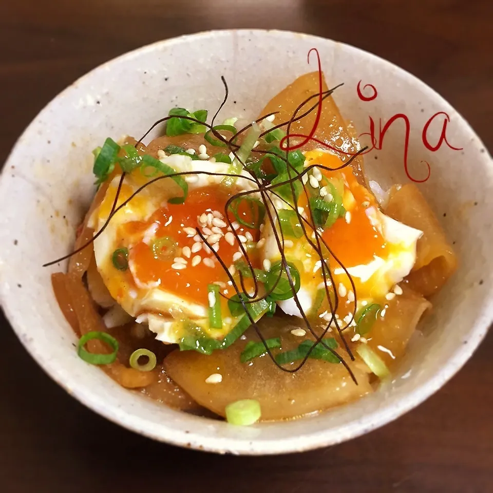 Snapdishの料理写真:ななちさんの♪トロたま♡大根丼♪|event_cookingさん