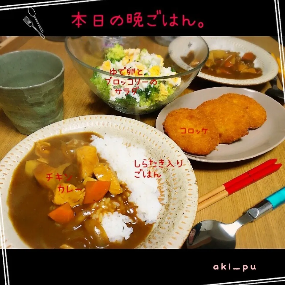 本日の晩ごはん。|aki_puさん