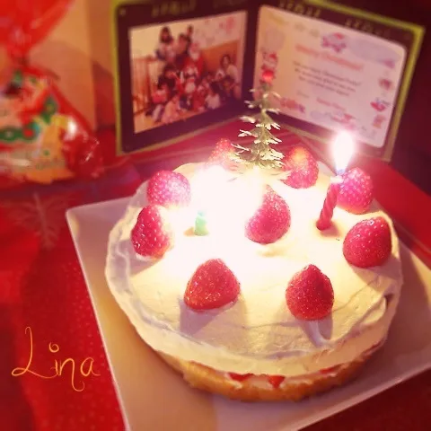 ☆Xmas2011☆クリスマスショートケーキ☆|event_cookingさん