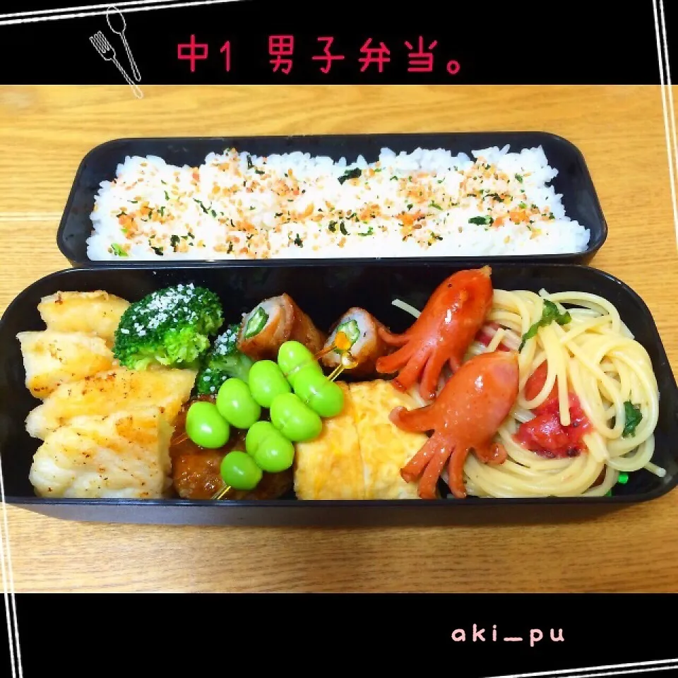 中学生の男子弁当。|aki_puさん