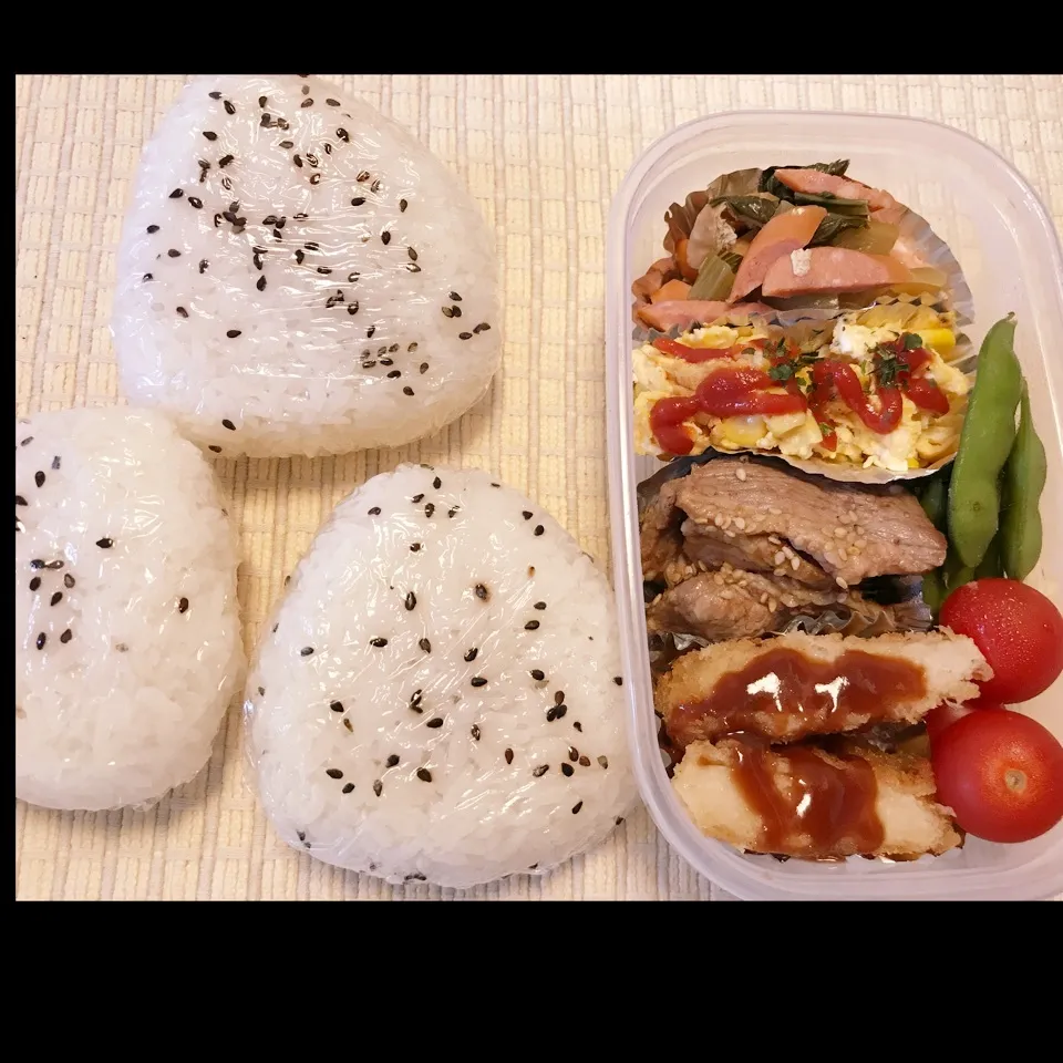 Snapdishの料理写真:部活弁当|♡happyhalloween♡さん