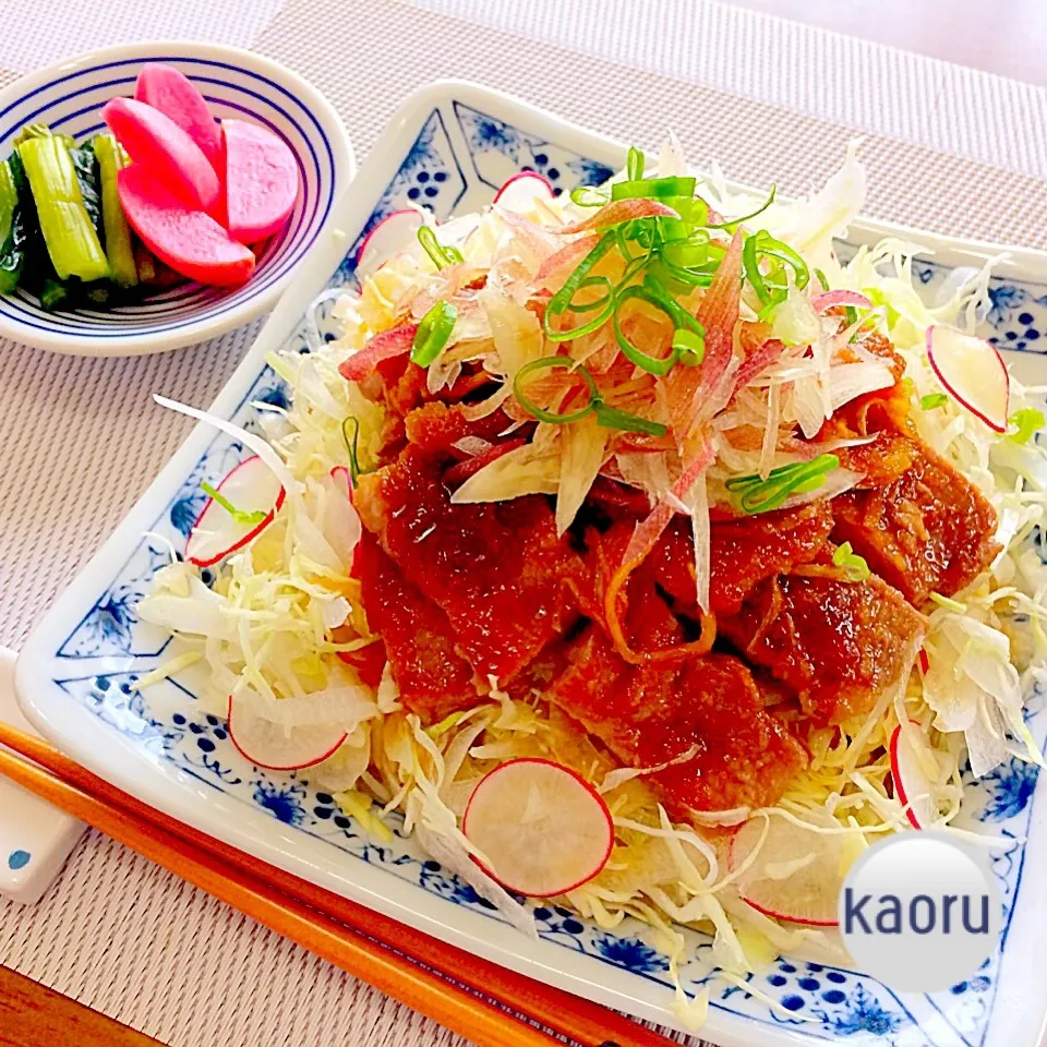 新生姜どっさり♡爽やか新生姜焼き丼♪|かおちゃんさん