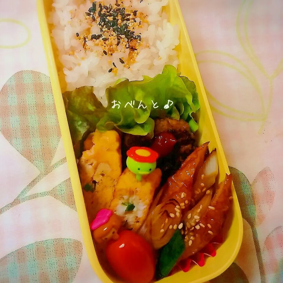 ＊JK弁当＊(*^^*)ﾊﾝﾊﾞｰｸﾞ😋|miho**さん