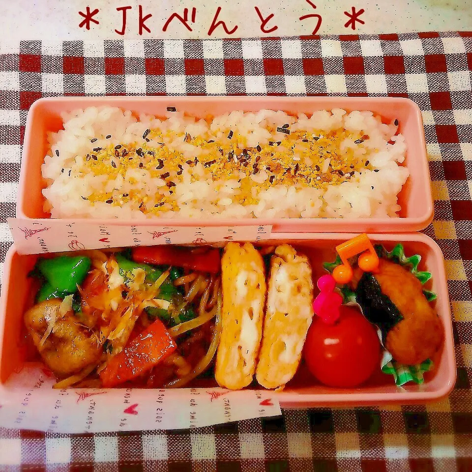 **本日のJK弁当💙ヤキソバ(^^)** |miho**さん