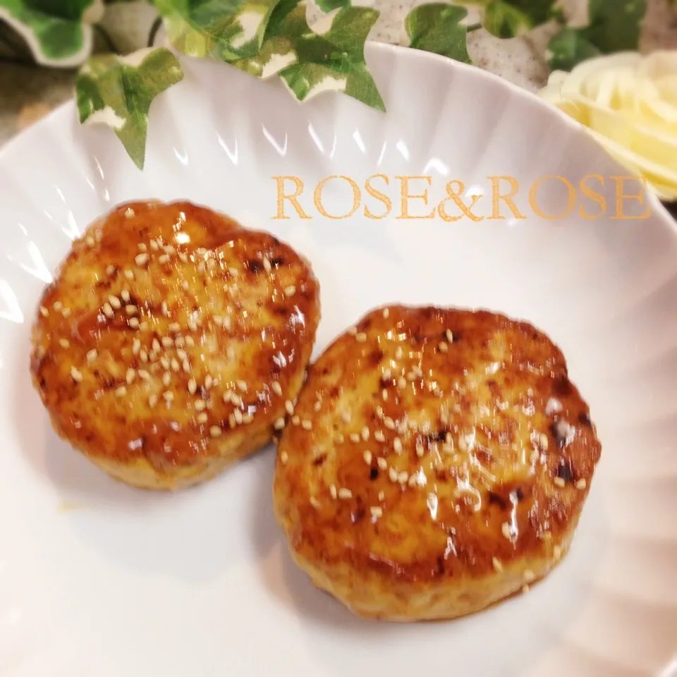 照り焼きふわっふわっ豆腐ハンバーグだよ♪♪|ROSE & ROSEさん