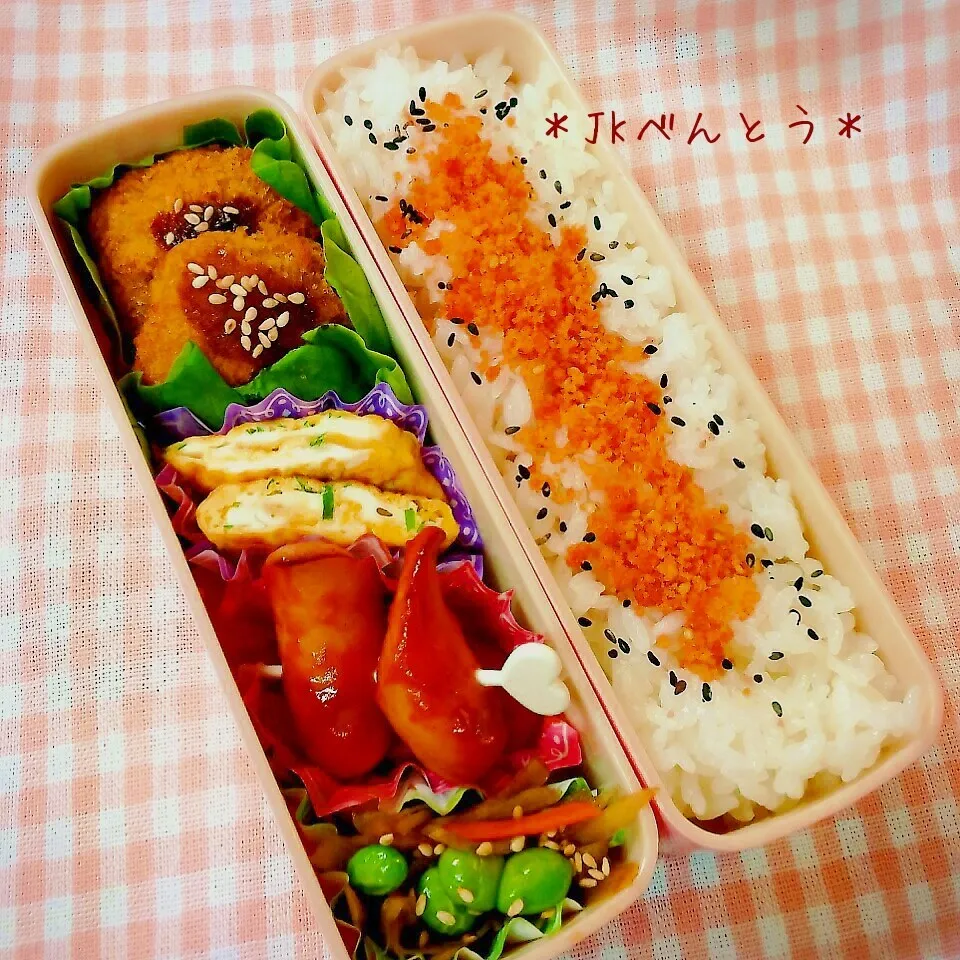 本日のお弁当＊ｺﾛｯｹ☺|miho**さん