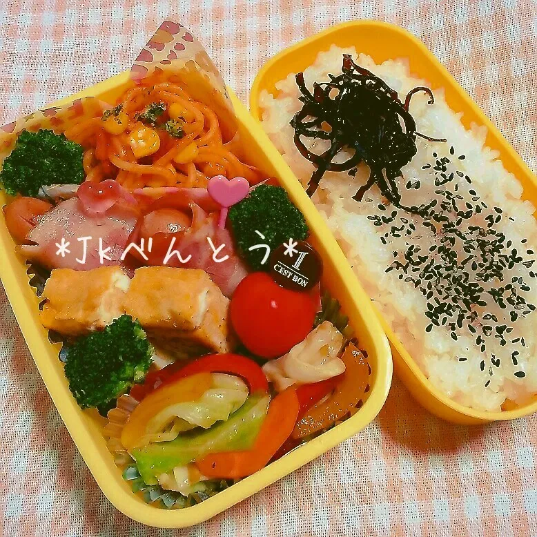 Snapdishの料理写真:本日のお弁当☆(*^^*)|miho**さん