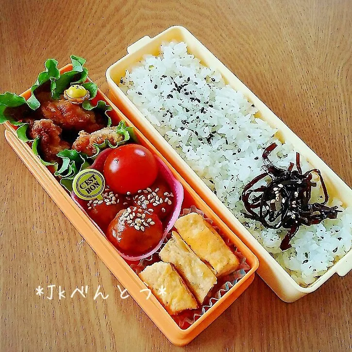 本日のお弁当☆ｶﾗｱｹﾞ(^^)v|miho**さん