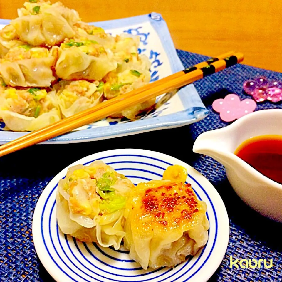 簡単過ぎです♪キャベツだけ焼きシュウマイ♪|かおちゃんさん